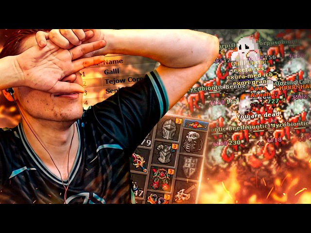 TOP 1 ELIMINATED WITH A HUGE COMBO 💀 | LEVEL 2970 TOOK 65K IN MANA AND HP | #tibiaferumbrinha