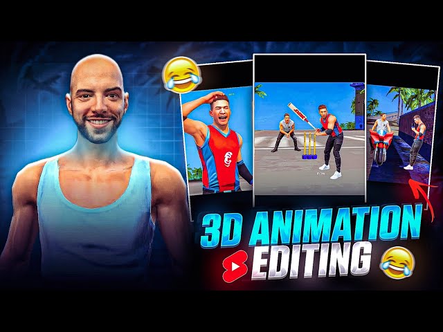 How To Make Funny 3D Shorts🤣 | Funny 3D Animation Shorts Editing Tutorial In Capcut