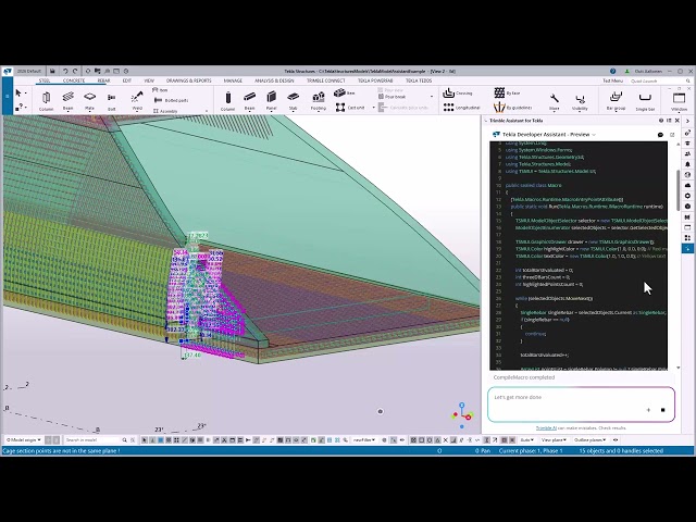 Tekla Structures 2026 - Using AI Assistant in Practice (Customer Question)