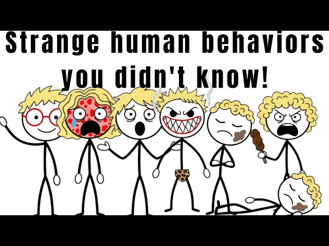 9 Weird Human Behaviors You Didn’t Know Your Brain Was Hiding!| stick figure animation