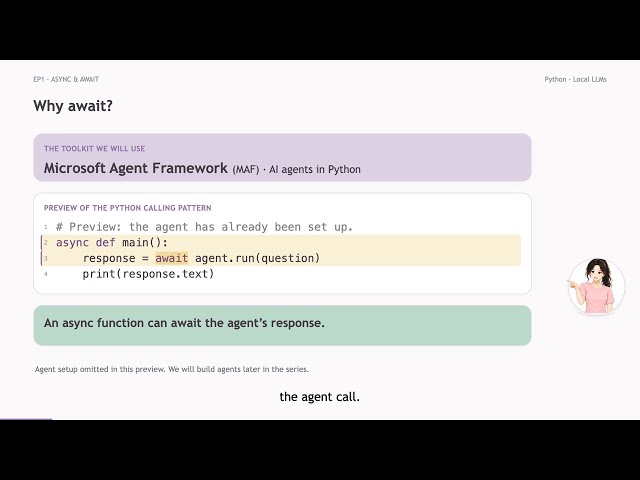 EP1 - Python Async & Await - Who’s Actually Waiting? | LLM | Ollama