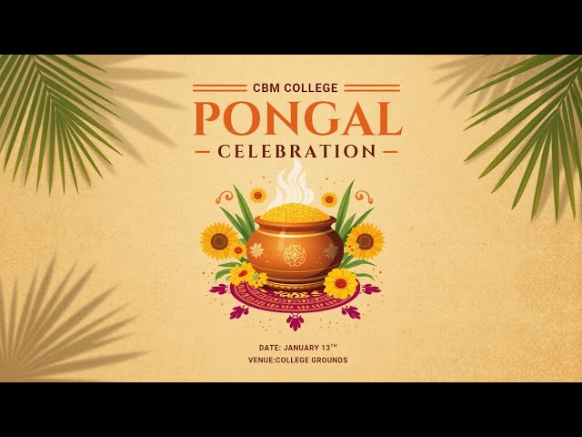 CBM college pongal celebration ❤️‍🔥by Bsc-computer science part-3