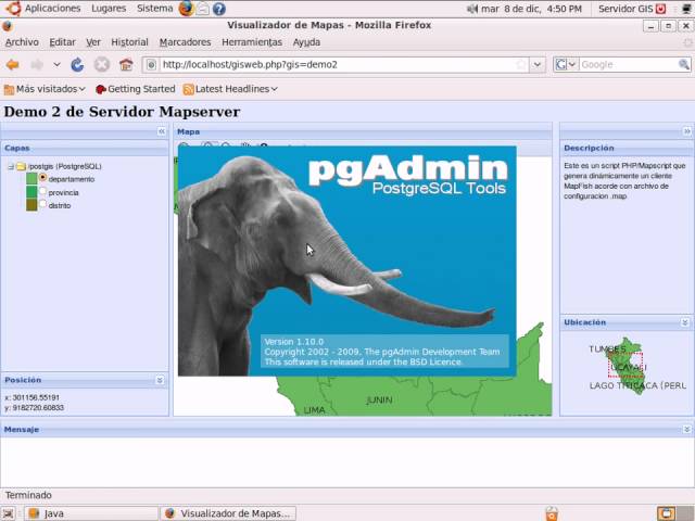 Demo 2: MapServer, gvSIG, PostGIS, OpenLayers+MapFish