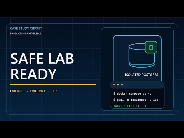 Build a Safe PostgreSQL Lab in 10 Minutes | psql + pgAdmin