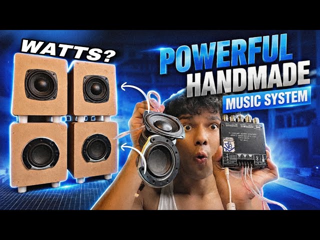 How to make a 2.0 powerful🔥 Bluetooth sound system at home with imported & Harman Kardon speakers