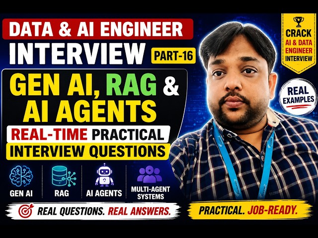 16.Data & AI Engineer Interview | What is MCP (Model Context Protocol)|Practical Interview Questions