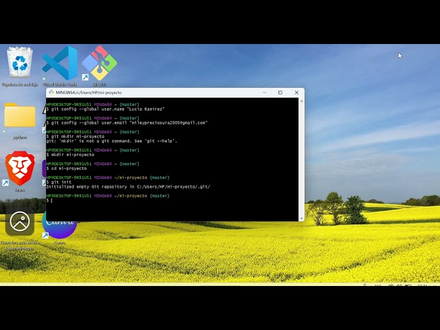 Aprendiendo git bash