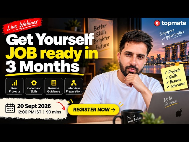 How to Build a Career in Data Science | Live Data Science Webinar