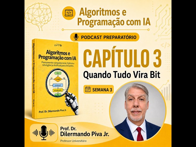 Podcast - Algorítmos e Programação com IA | Cap. 3: Quando Tudo Vira Bit