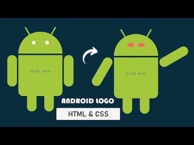 How to Create Android logo animation using HTML and CSS