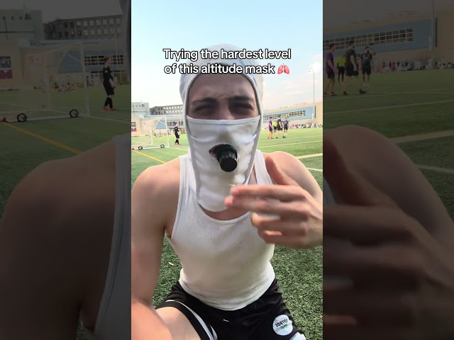 Get Infinite Stamina with this resistance mask !