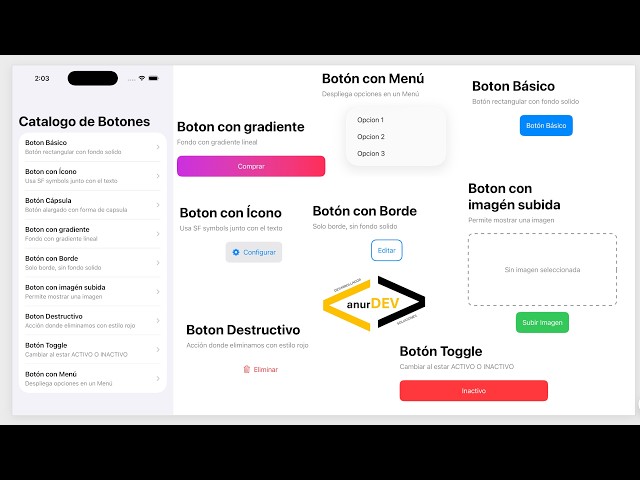 | BOTONES NUEVOS para IOS con XCODE | 2026 & 2027 | ANURDEV.
