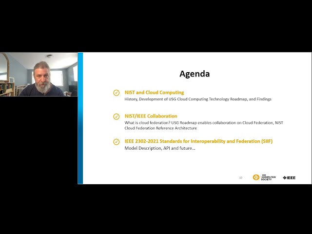 Panel: Introduction and Update of Cloud Computing Standards