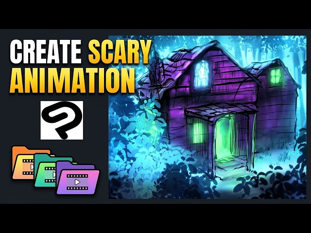 How to Animate a Haunted House in Clip Studio Paint