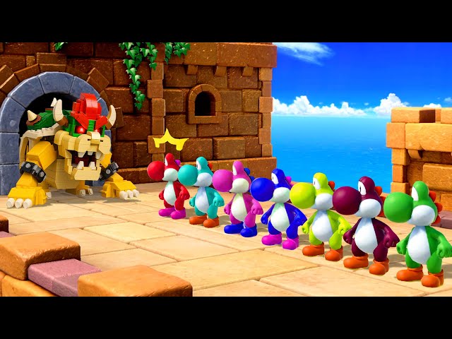 Super Mario Party Minigames - All Yoshi Party | JinnaGaming
