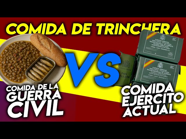 Trying trench food from the Spanish Civil War