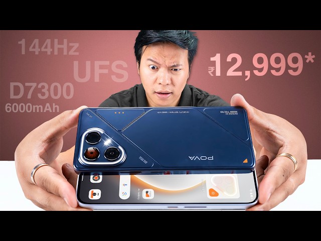 Tecno POVA 7 & 7 Pro is here -  Crazy Specs & Bold Design Phone @₹12,999*