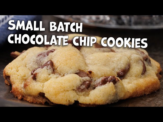 Quick & Easy Small Batch Chocolate Chip Cookies - Ready in No Time!