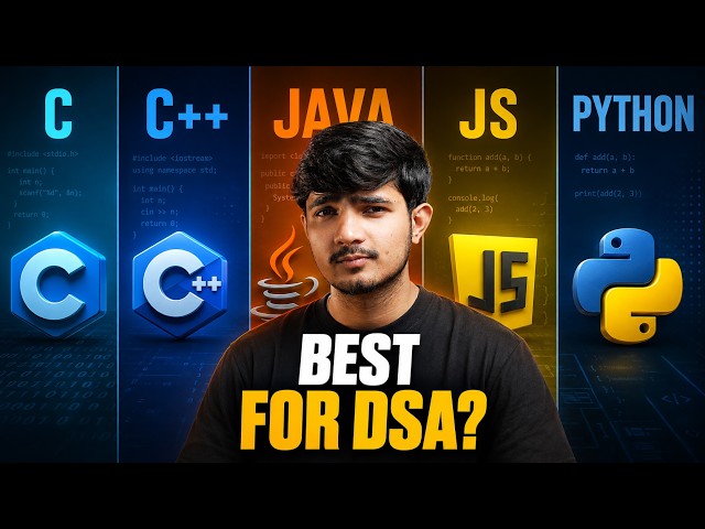 Best Language for DSA? I’m Ending the Debate