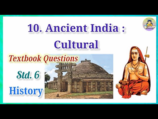 10.Ancient India : Cultural/Textbook Question Answer/History Lesson 10/History Std 6/History Class 6