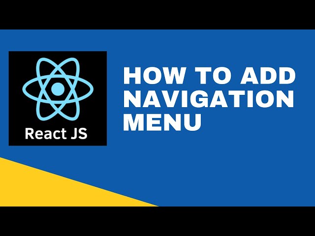 #5 :  Add Navigation Menu (Bootstrap) in React Web Application
