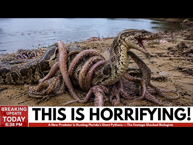 A New Predator Is Hunting Florida’s Giant Pythons — The Footage Shocked Biologists
