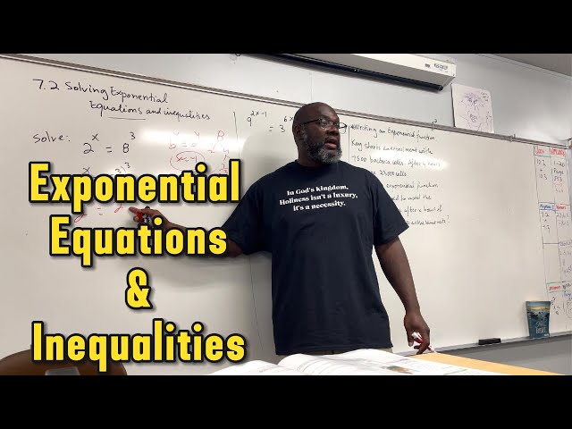How To Solve Exponential Functions & Inequalities Step-by-Step with Real-Life Word Problems