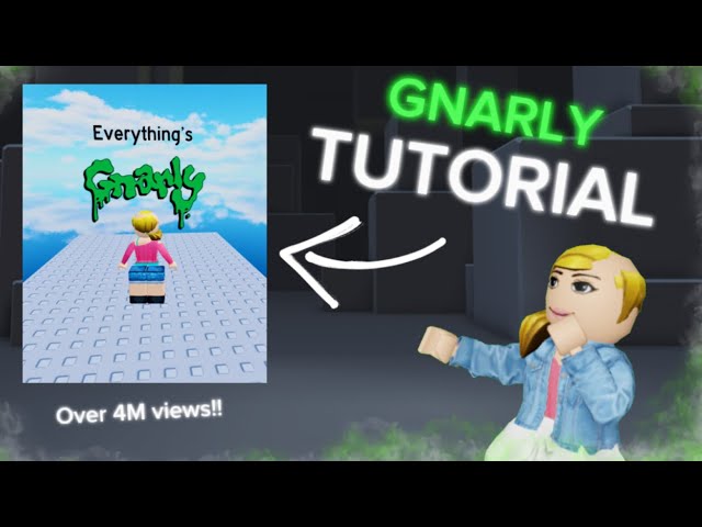 How to Do the GNARLY Obby Trend 💚 | Roblox Tutorial