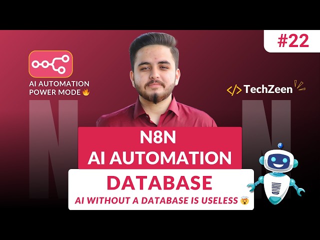 Your AI Needs Memory! Learn Databases for AI Automation (n8n + Supabase) 2026
