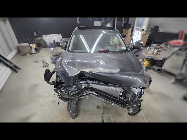 WRECKED CAR / PROCESS FROM START TO FINISH / Arreglé un coche destrozado
