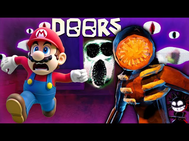 Mario Plays Roblox DOORS