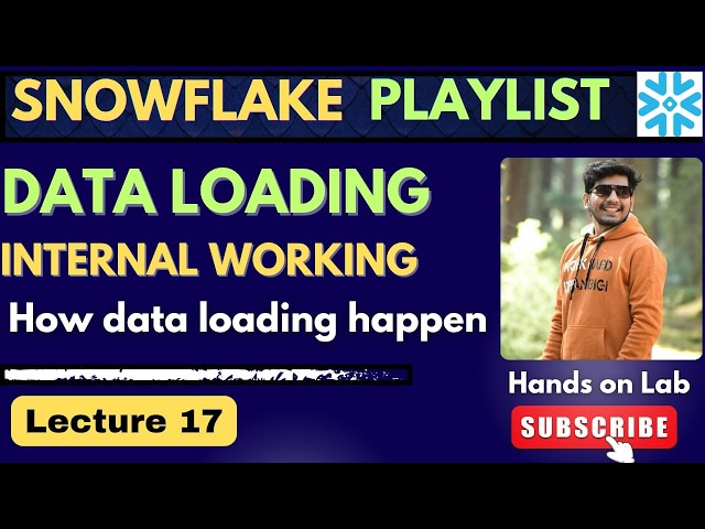 17. Snowflake Data Loading Internal Working Explained | Stages to Tables