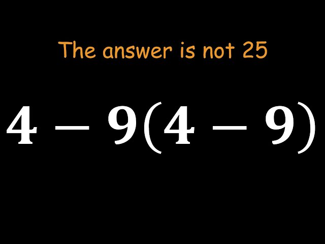 Can You Solve This Simple Math Problem Correctly?