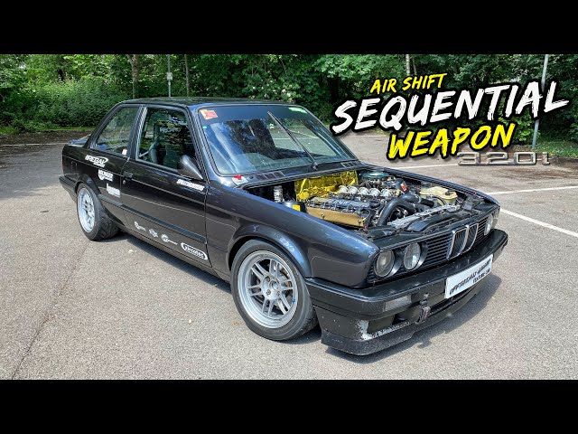 THIS 2.9L STROKER *AIR SHIFT SEQUENTIAL* BMW E30 IS F'ING MAD!!