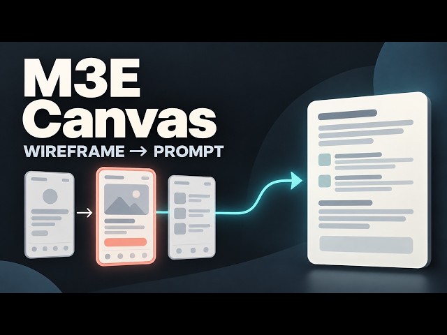 M3E Canvas GitHub Overview: Turn Visual UI Layouts into AI Coding Prompts