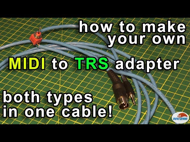 MIDI to TRS adapter with A/B type switch