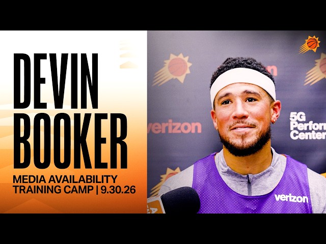 Devin Booker Training Camp Media Availability | Phoenix Suns | 9-30-26