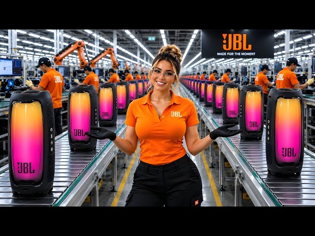 Inside JBL Speaker Factory | How the JBL Pulse 6 Portable Bluetooth Speaker Is Made (Full Process)