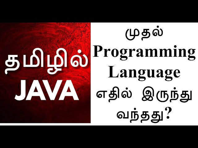 முதல் Programming Language எதில் இருந்து வந்தது? Programming Languages - பிறந்த கதை
