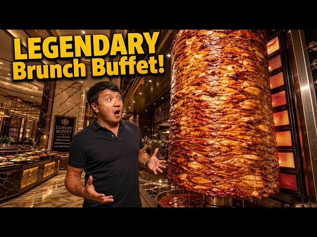 INSIDE Istanbul's MOST LUXURIOUS All You Can Eat BRUNCH BUFFET | Was it Worth it?