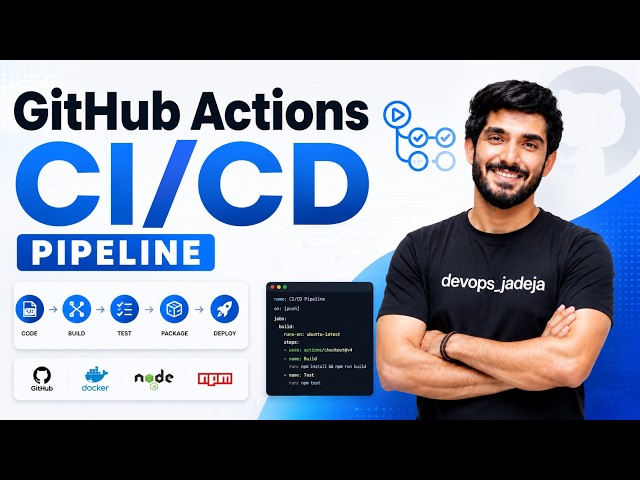 GitHub Actions CI/CD: Continuous Integration, Delivery & Deployment with AWS EC2 #cicd #githubaction