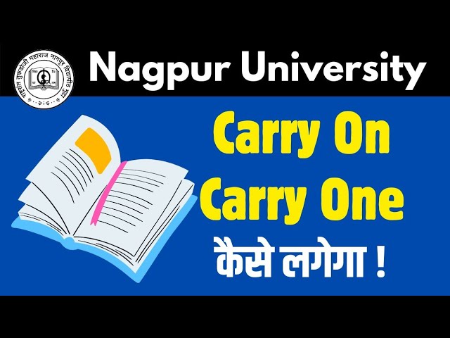 Carry on kya hai | Carry one kya hai | RTMNU Nagpur University