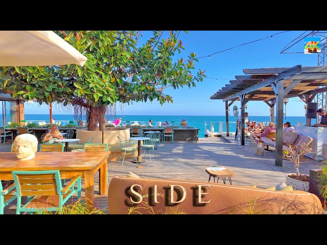 SIDE ⚜️ Atmosphere in one of the coziest places in Antalya region 4K Walking tour TÜRKIYE #turkey