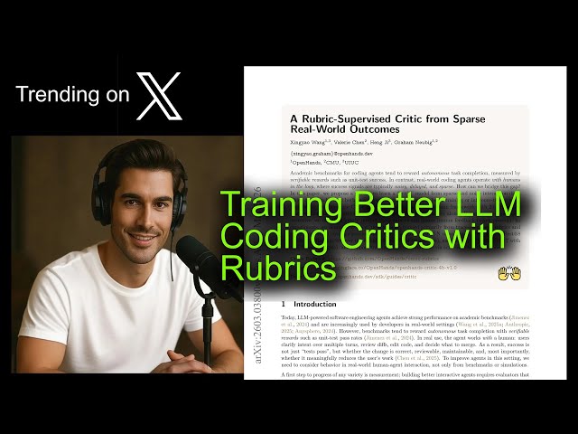 Training Better LLM Coding Critics with Rubrics