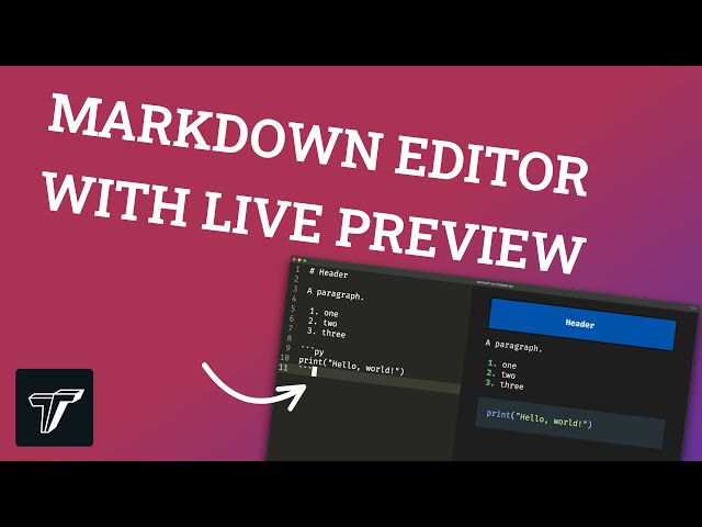 How to create a Markdown editor with live-preview in Textual