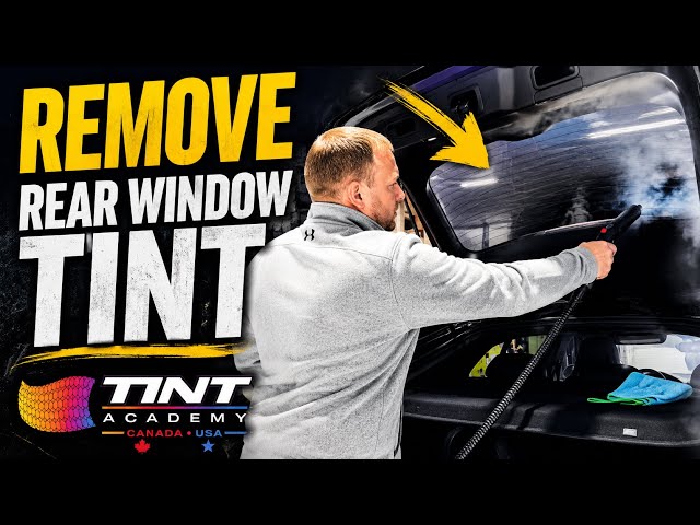 The Easiest Way to Remove Rear Window Tint