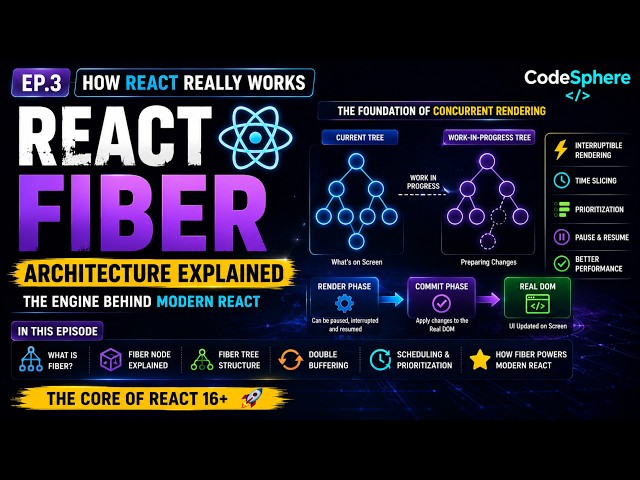 CodeSphere ⚛️ Ep.3 – React Fiber Architecture Explained