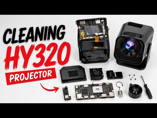 How to Open & Clean a HY320 Projector (Step-by-Step)
