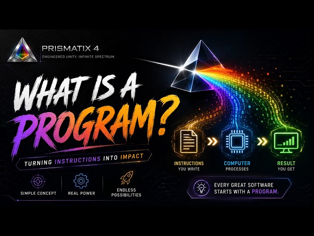 What is a Program? 🤔 | Programming Explained for Absolute Beginners