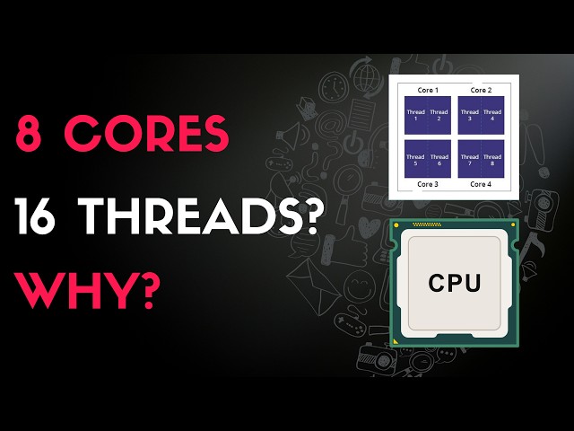 Why Does an 8-Core CPU Show 16 Threads?